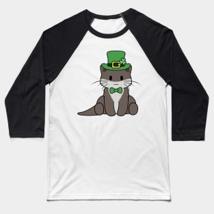 St Patrick Day Otter Baseball T-Shirt